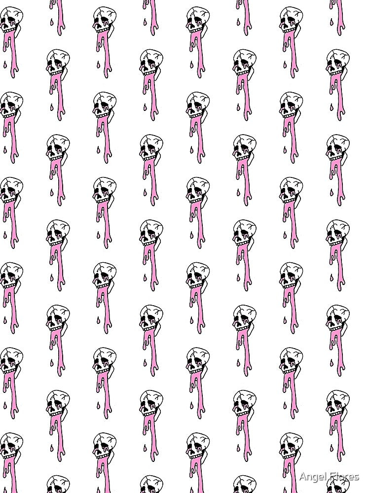 Pink Goo Skull by AngelicMelody