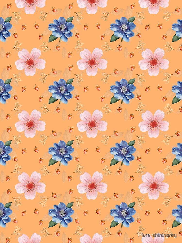 Autumn Floral Seamless Pattern by Flare-shiningray