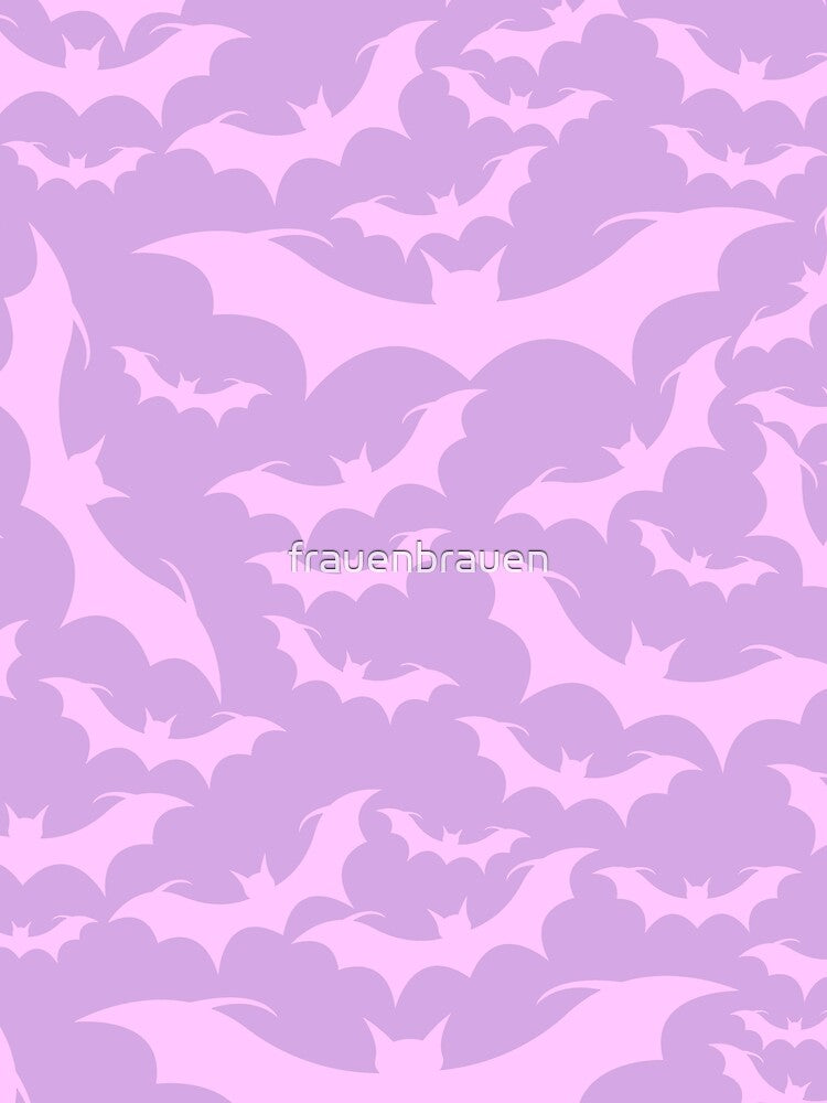 Bats in lilac and pink by frauenbrauen