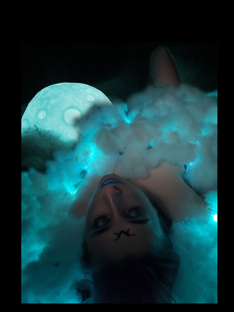 Moon Child Bathing Clouds- Pose 1 by Calienia