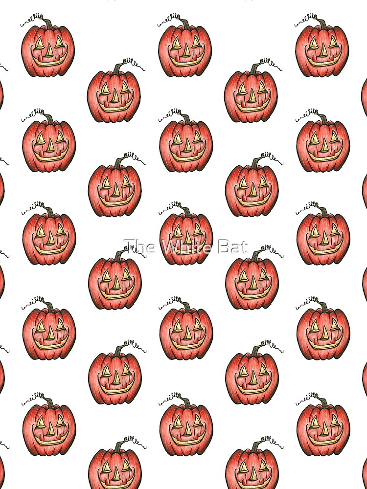 Retro Jack O' Lanterns Pattern by The White Bat