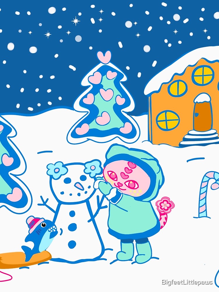 Love Cat & Sharkle’s Snowy Christmas Adventure by BigfeetLittlepaws