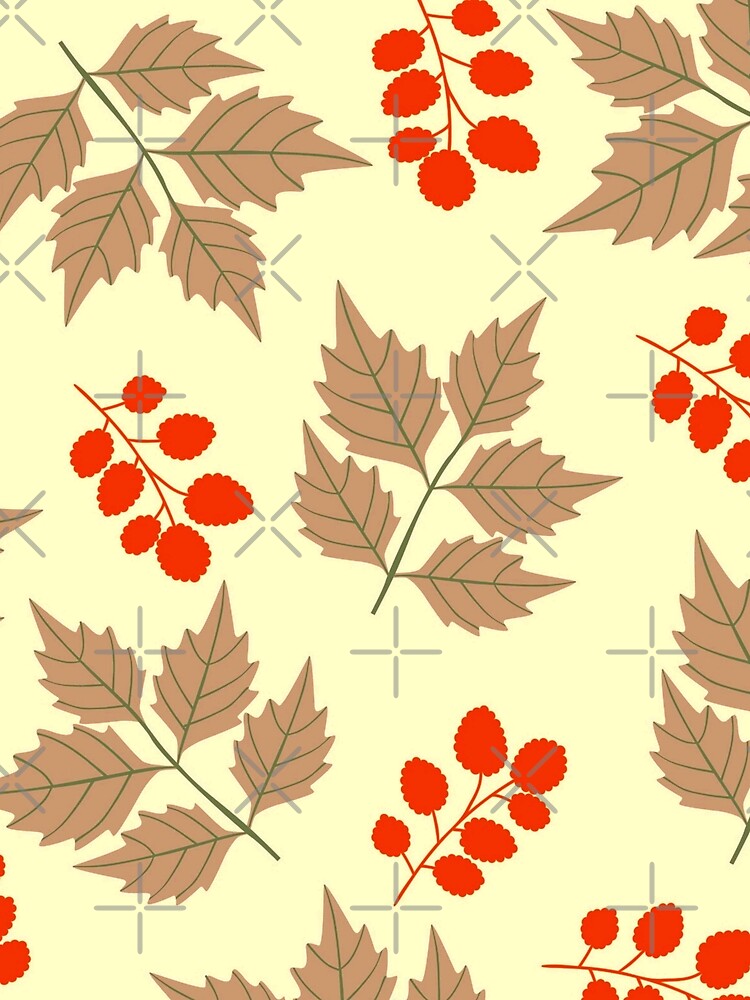 Colorful Fall Leaves Pattern by adlkh