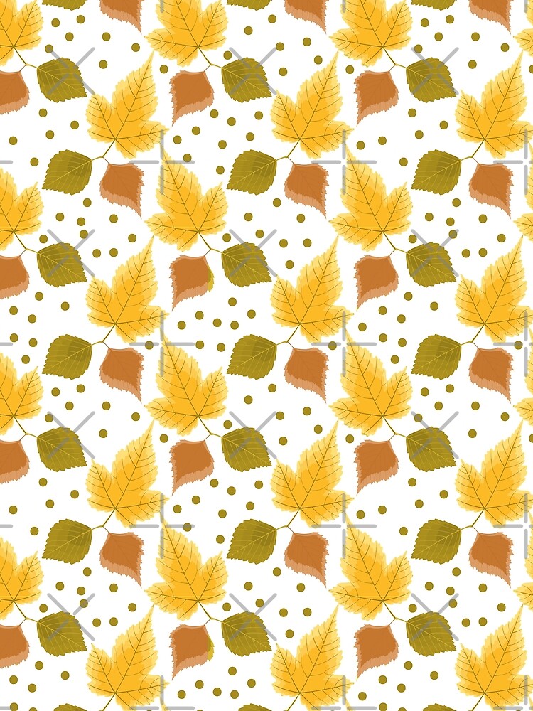 Autumn Leaves pattern 3 by AnveeBubbles