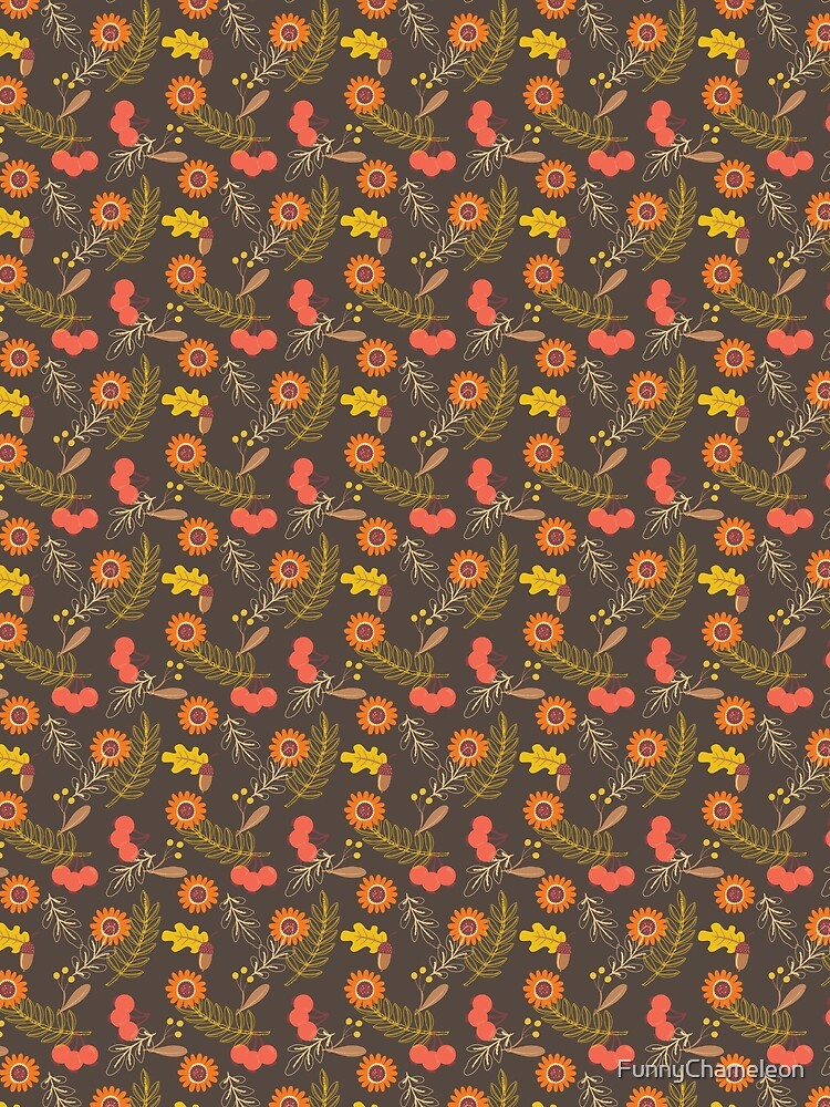 Falling autumn leaves by FunnyChameleon