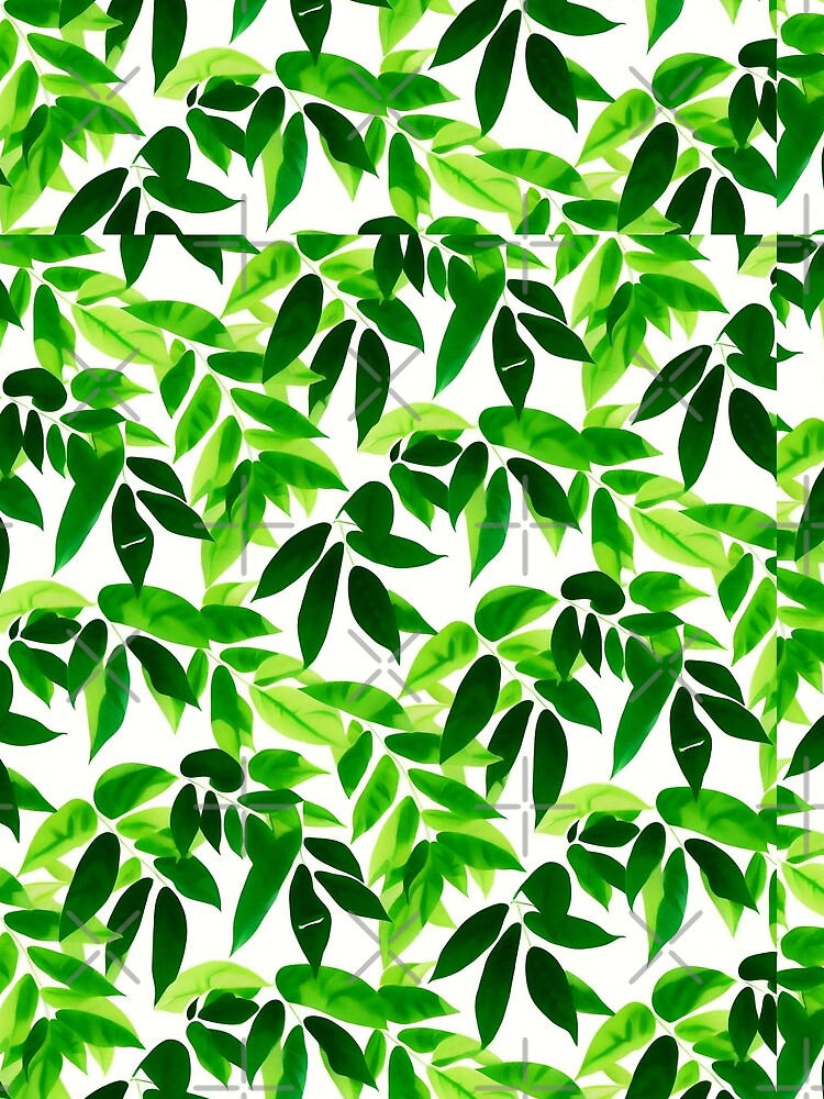 Green Leaves Seamless Pattern by Aramdesing