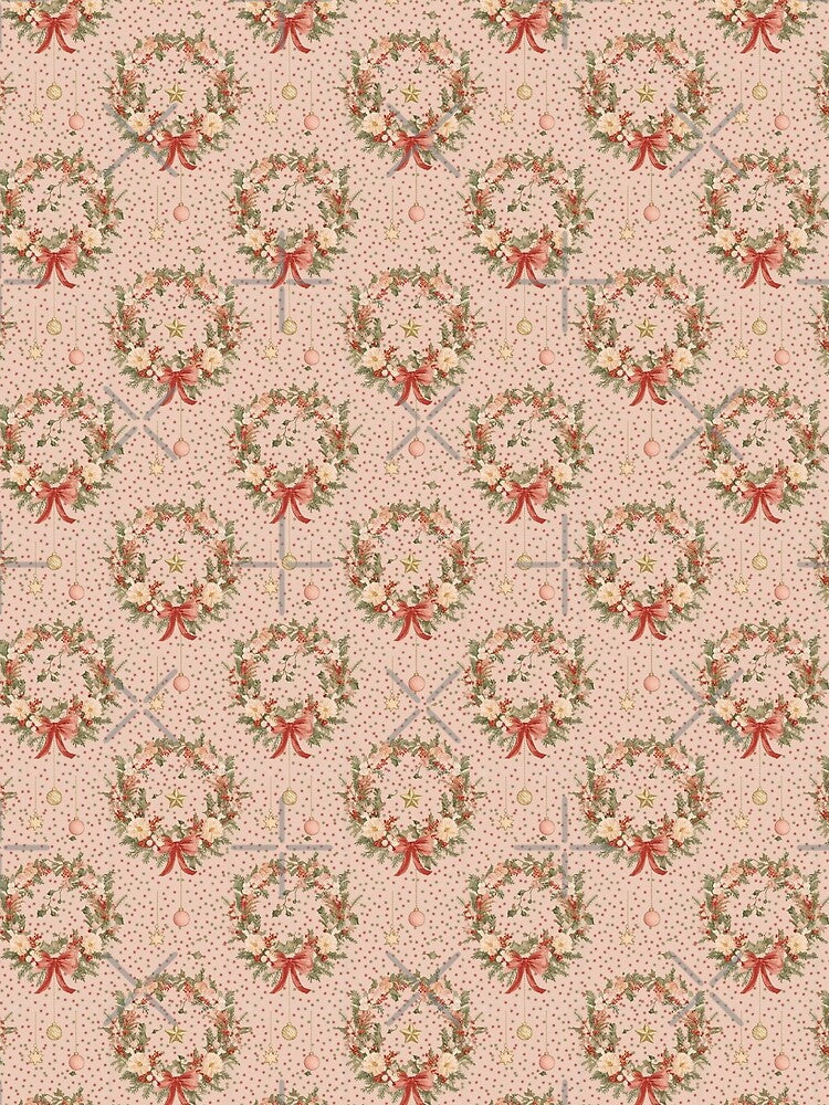 Retro Cute Floral Christmas Pattern by SamJanner
