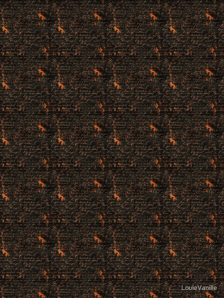 Vintage Distressed Halloween Letters Pattern by LouieVanille
