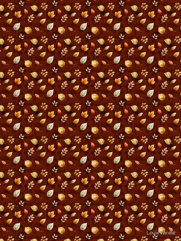 Fall Leaves Pattern by LouieVanille