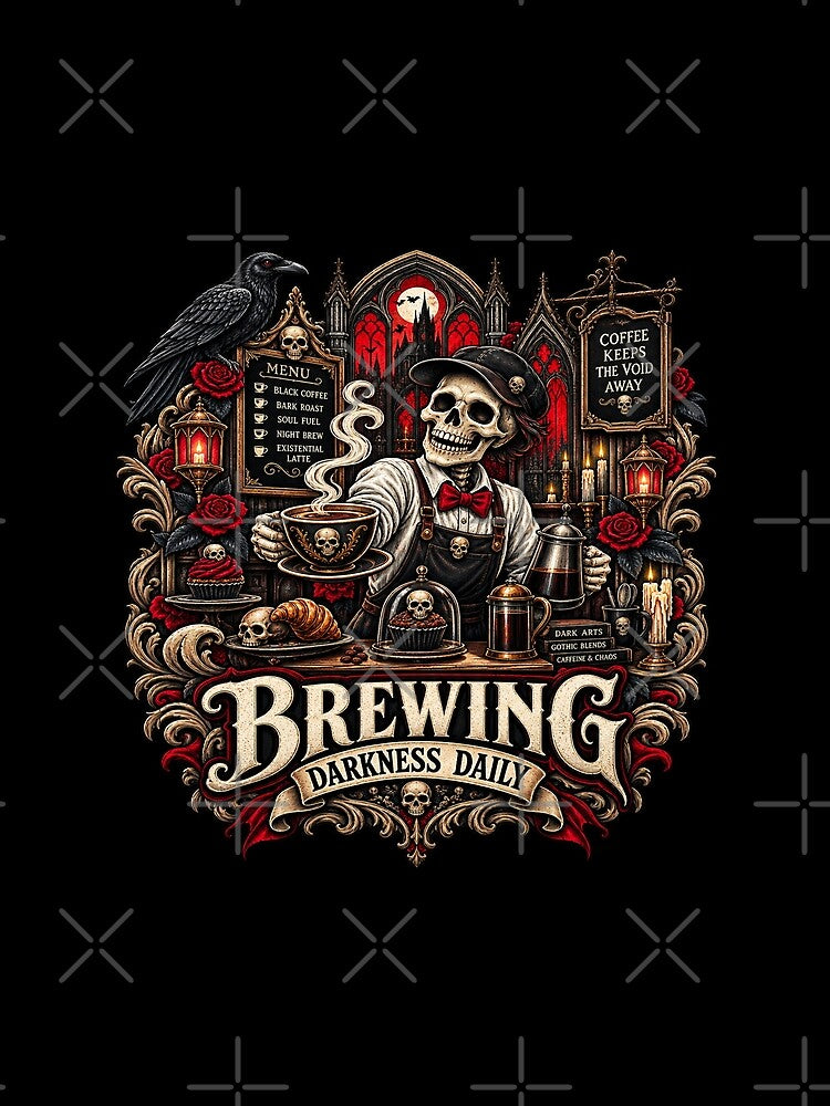 Brewing Darkness Daily Gothic Coffee by TheInkRaven