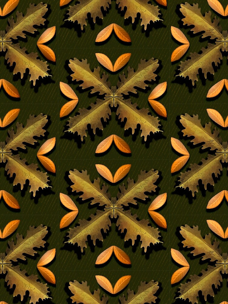 Cozy Autumn leaves by Claire-Sesker