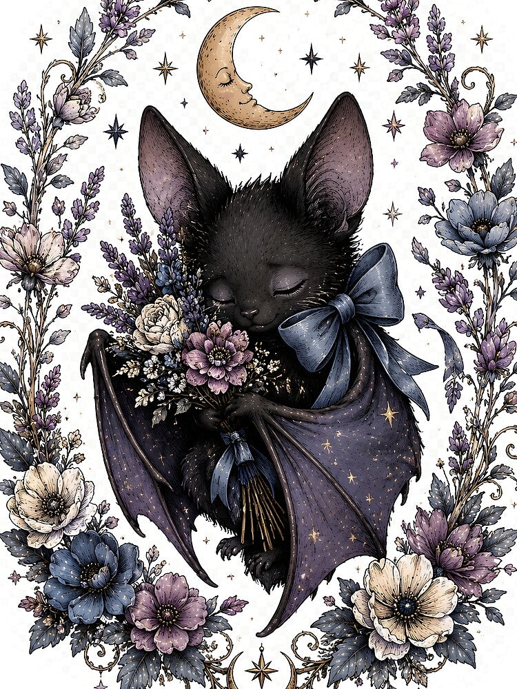 The Sleepy Bat by Wild Rose Oddities