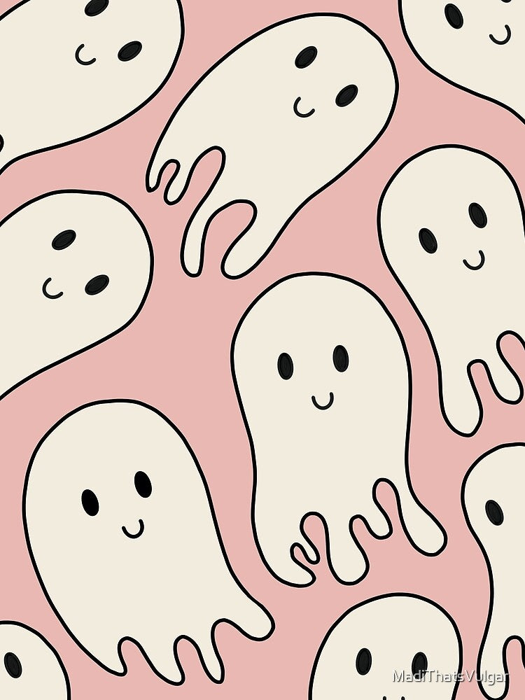 Pink Little Ghost by MadiThatsVulgar