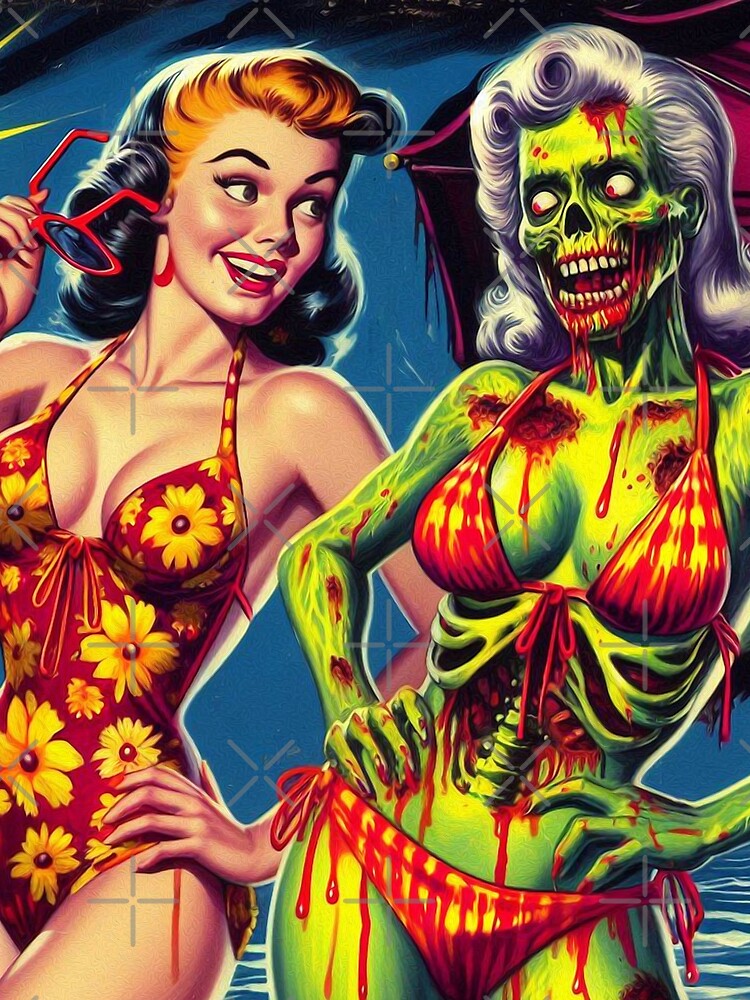 Zombie Pin Up Girl by PulpVintage