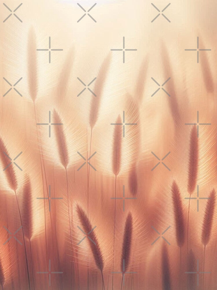 Spring Spike Grass Soft Pattern: Delicate Elegance with a Touch of Nature by Rui Fernandes