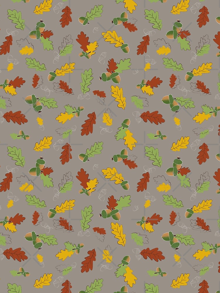 Autumn Oaks - Dark Grey by JPuckett-Design