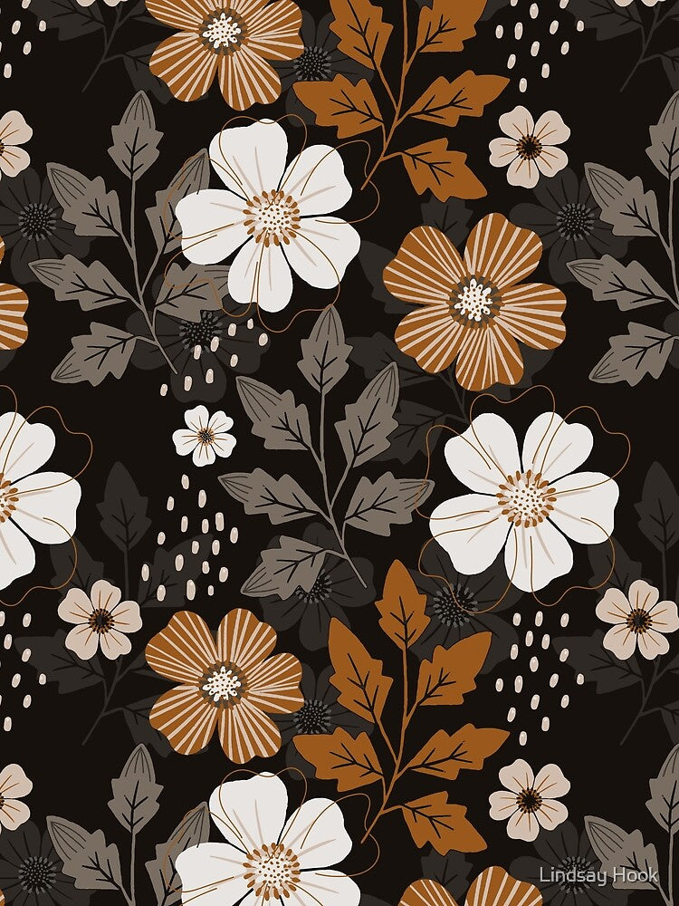 Vintage Rose in Black by Lindsay Hook