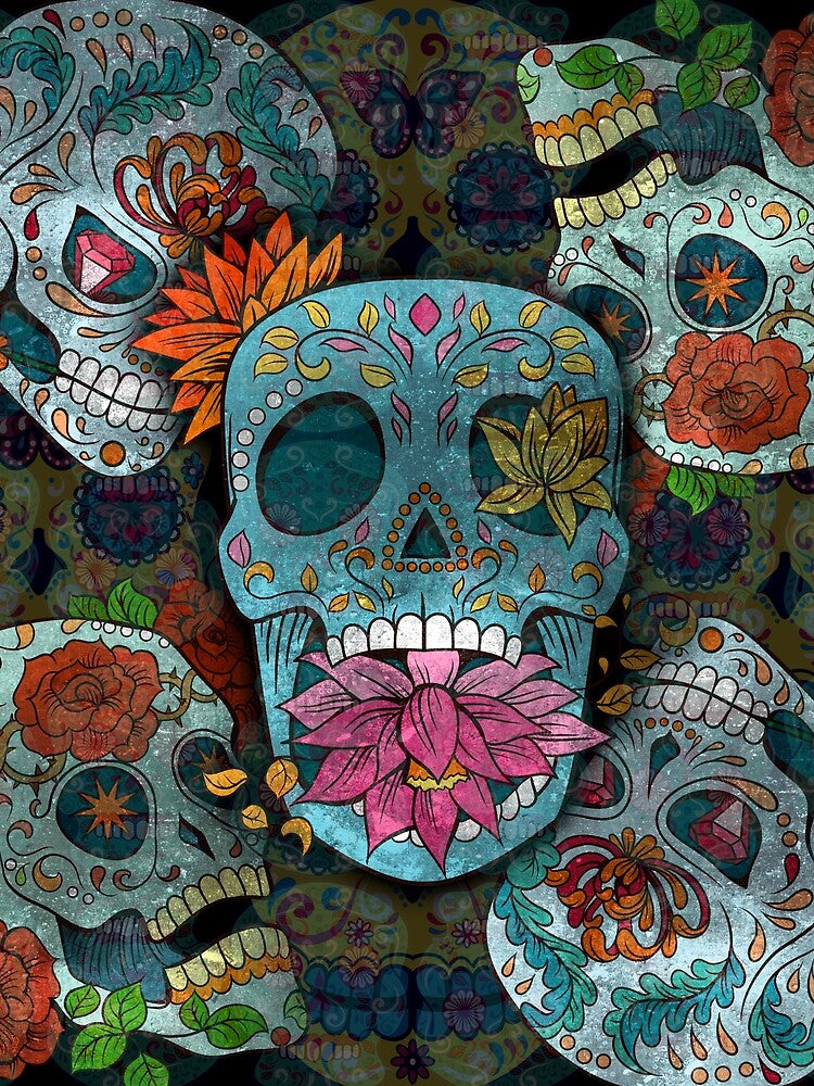 Sugar Skulls Design by creepyjoe