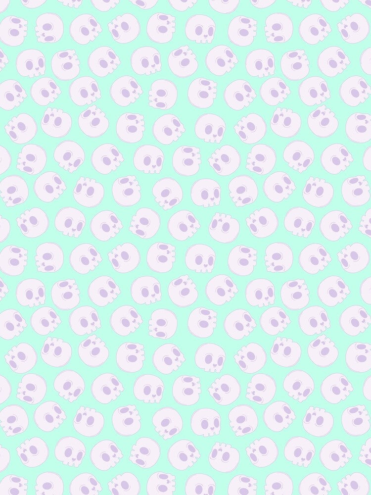 Pastel Skulls by thefinishedswan