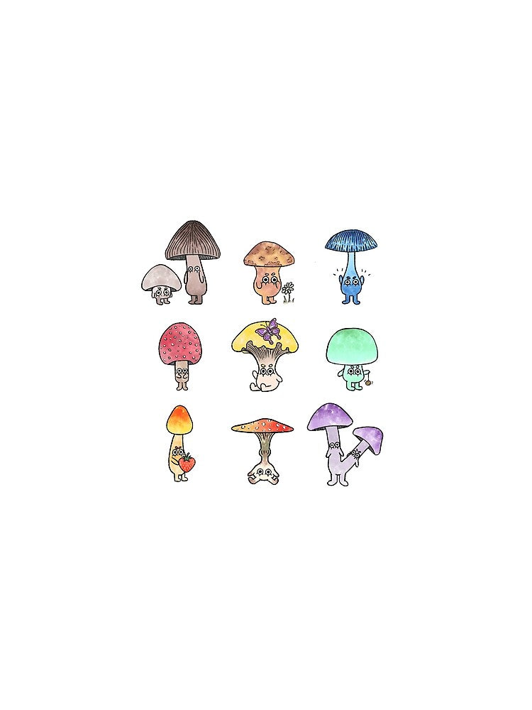 Grumpy Mushies by ChelseaJRay
