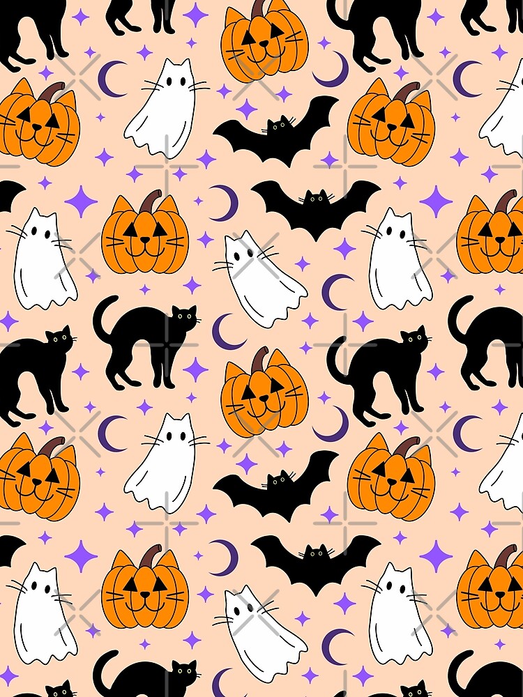 Adorable Spooky Halloween Cats by TD Collective
