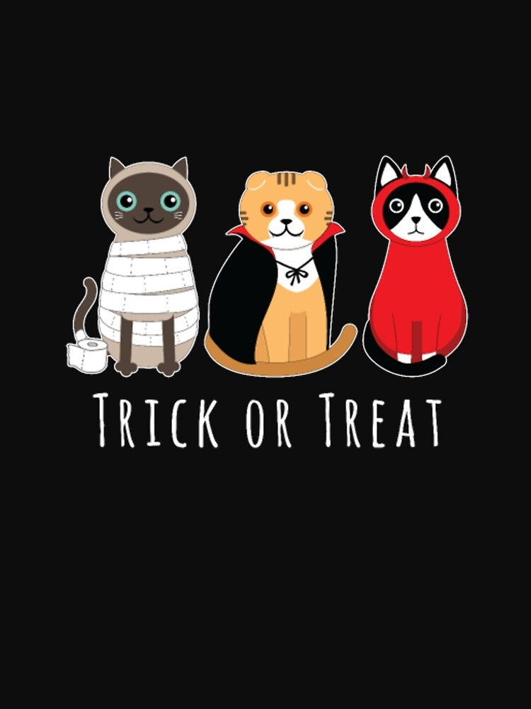 Halloween Cat Trick or treat gift by Clavitaps