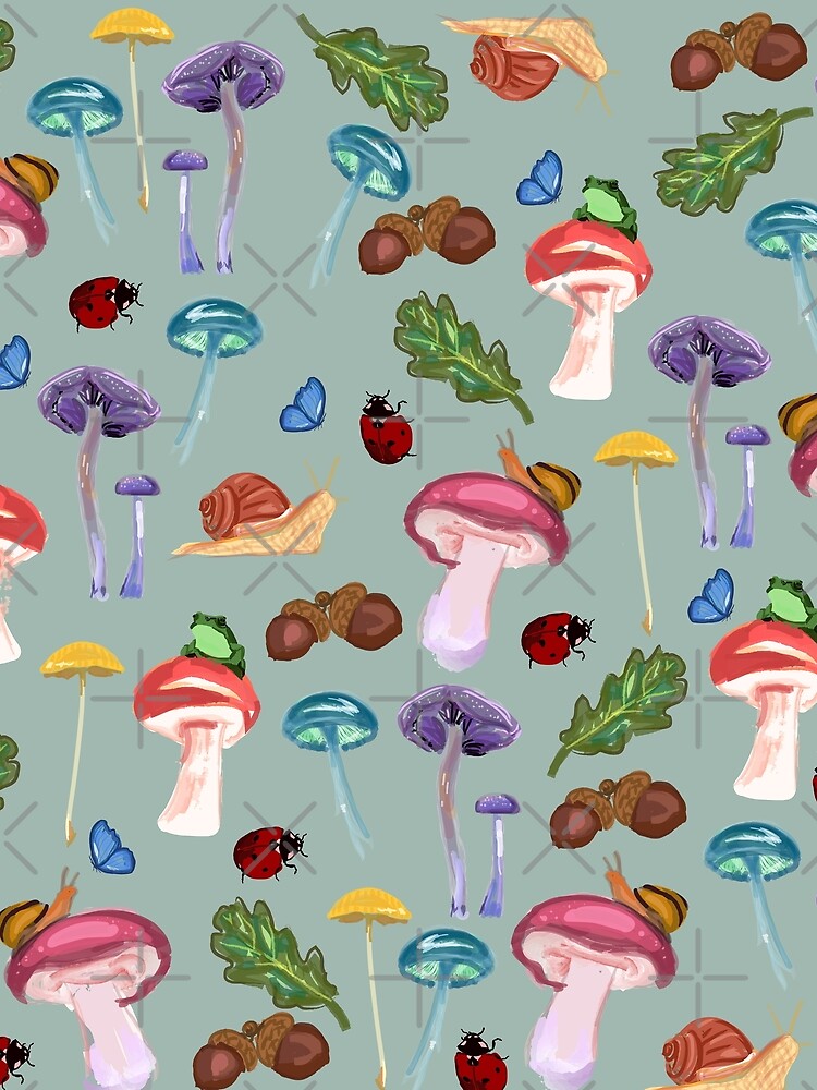 Mushroom Fall Pattern by underwatercity