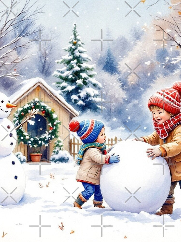Building a snowman by jefboutique6150
