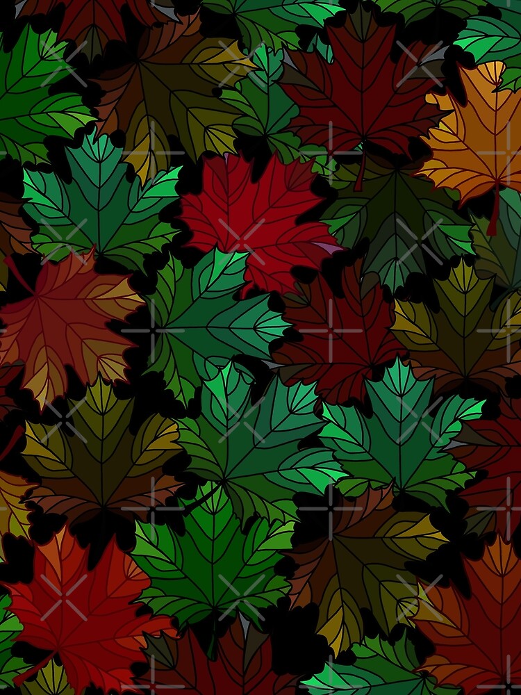 Leaves of October by Beautyheavenart