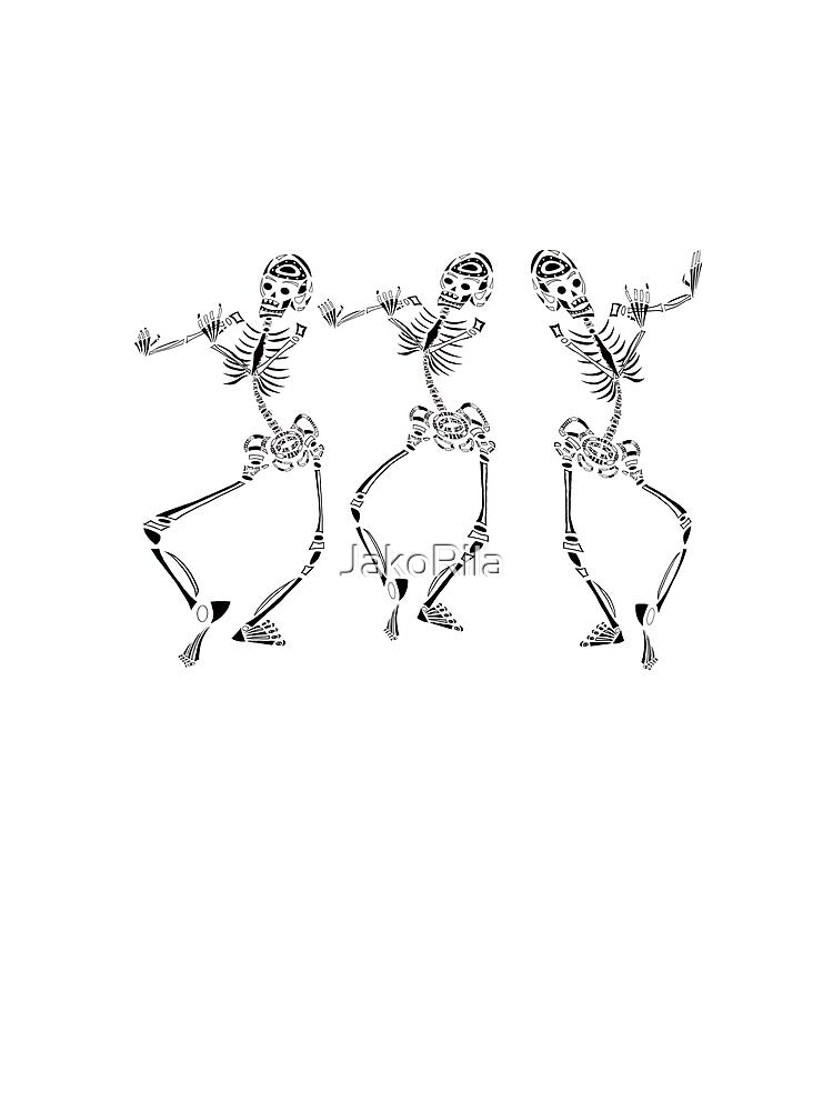 Three Dancing Skeletons by JakoRila