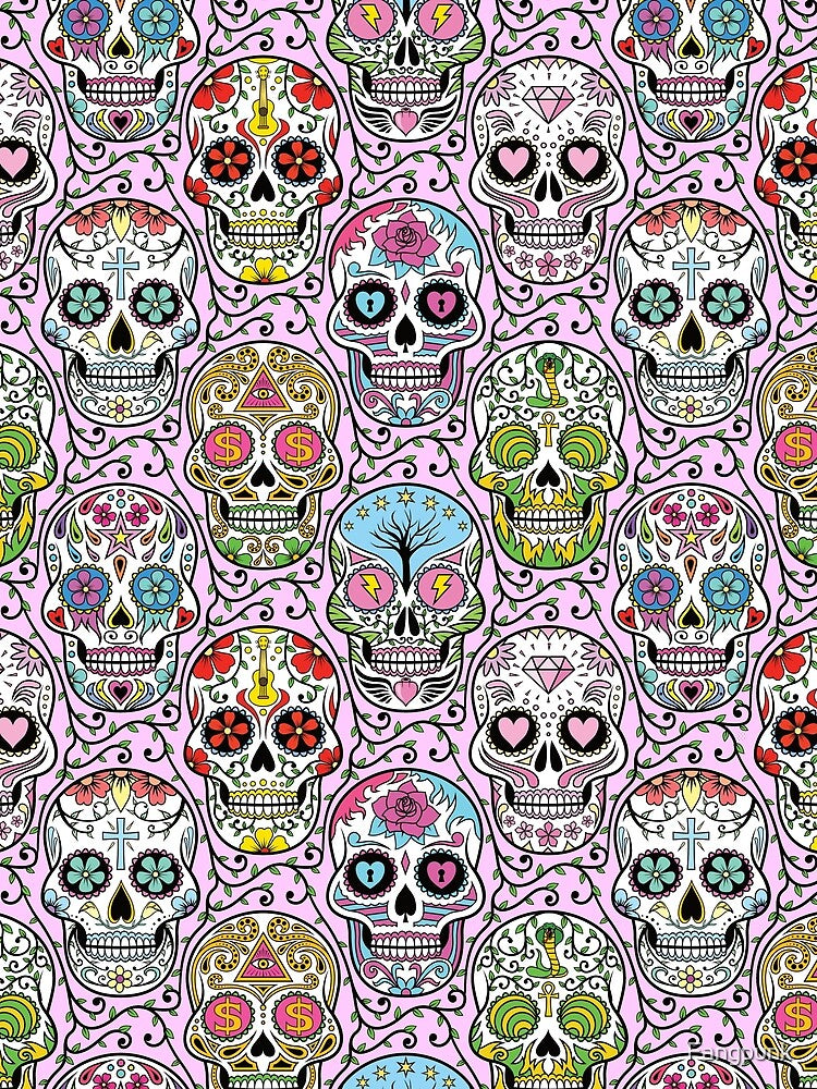 Sugar Skull Mexican by Fangpunk