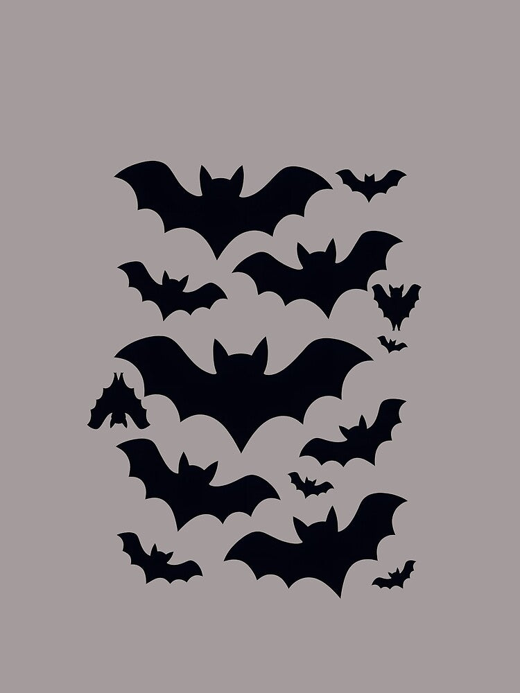 Gothic Flying Bats Sticker Pack by stylishsketcher