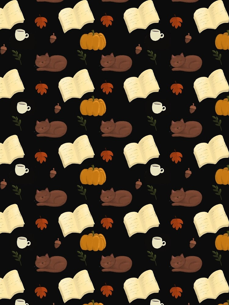 Cozy autumn pattern by Karmelja