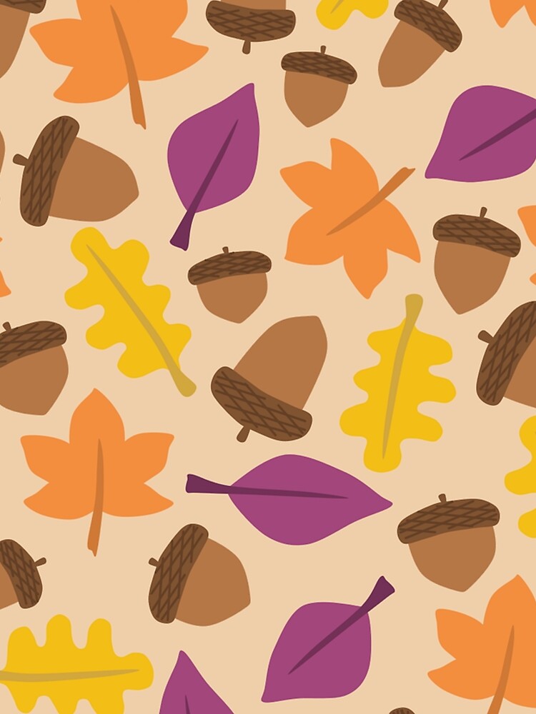Autumnal Acorn Design by ClosCreations