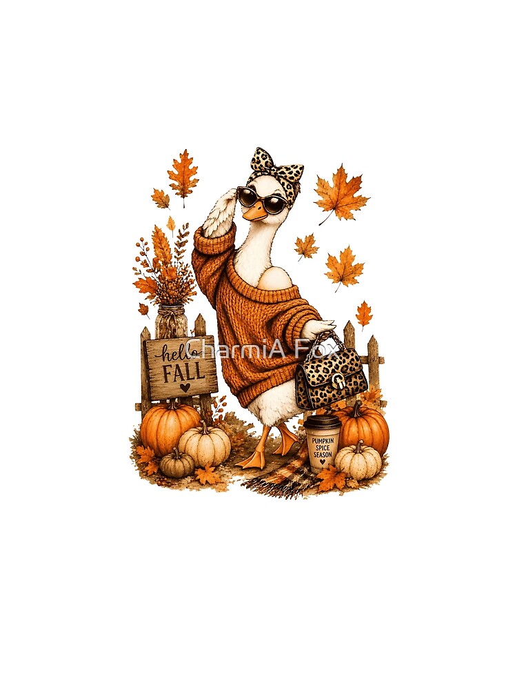 Hello Fall Goose by CharmiA Fox