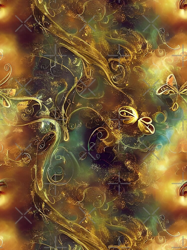 Fantasy Butterfly Seamless Patterns by Aramdesing