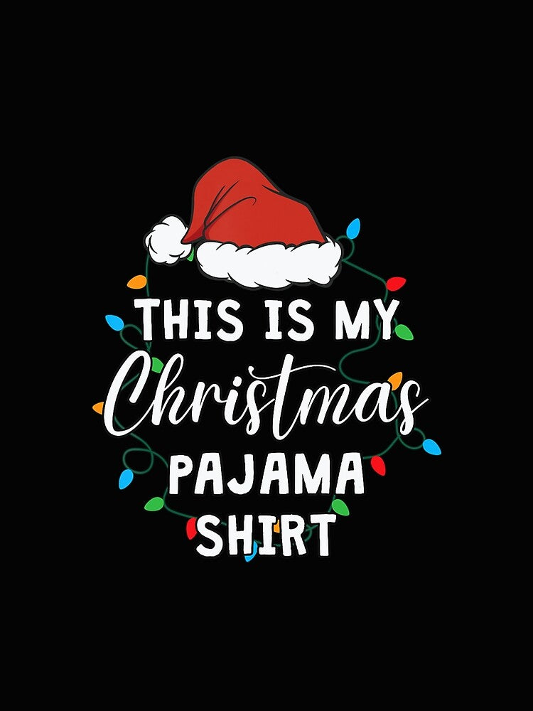 This Is My Christmas Pajama Sleep Night Top Men Women by whenevery3
