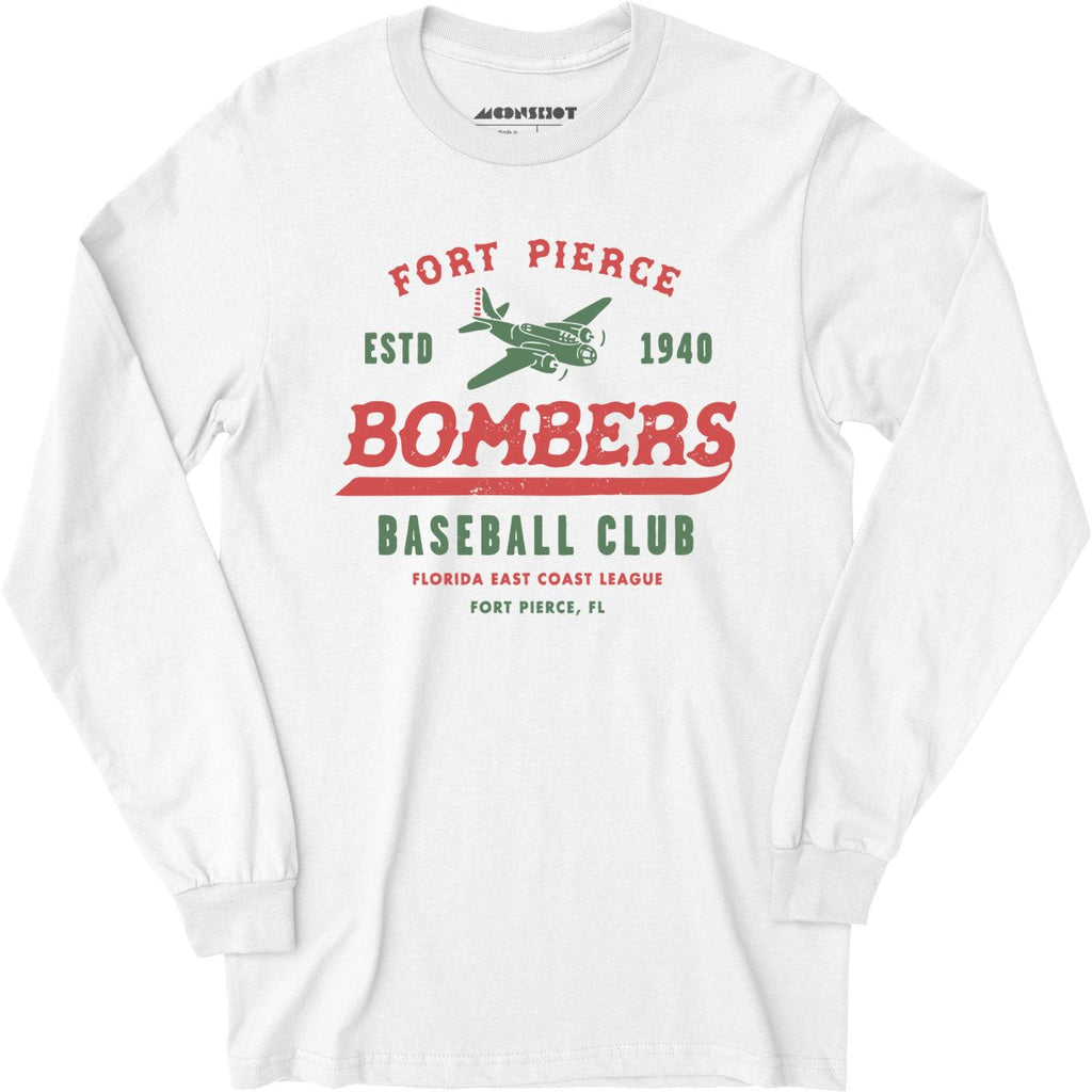 Fort Pierce Bombers - Florida - Vintage Defunct Baseball Teams - Long Sleeve