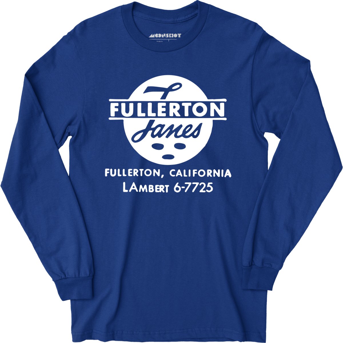 Fullerton Lanes - Fullerton, CA - Vintage Bowling Alley - Long Sleeve