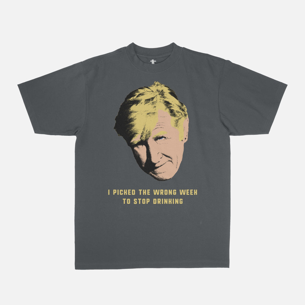 Funny Airplane Wrong Week to Stop Drinking Tee
