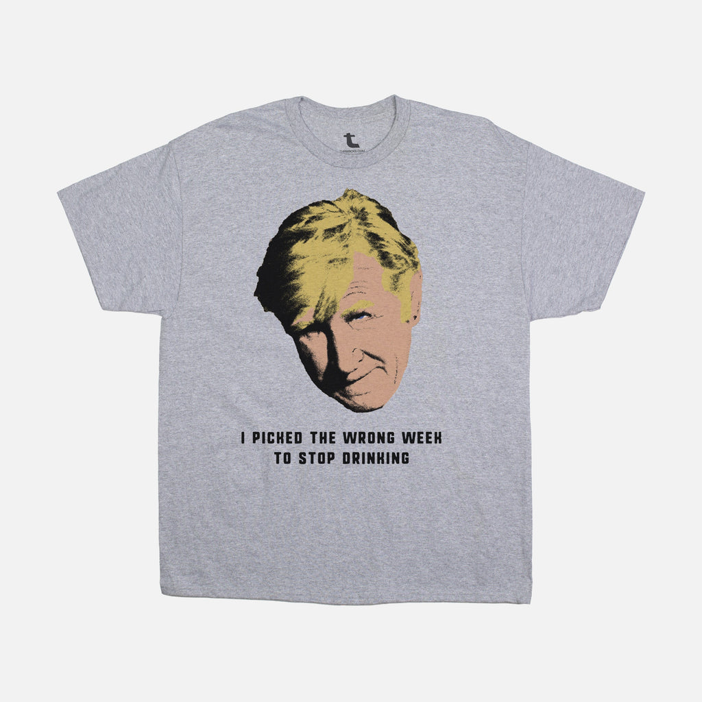 Funny Airplane Wrong Week to Stop Drinking Tee