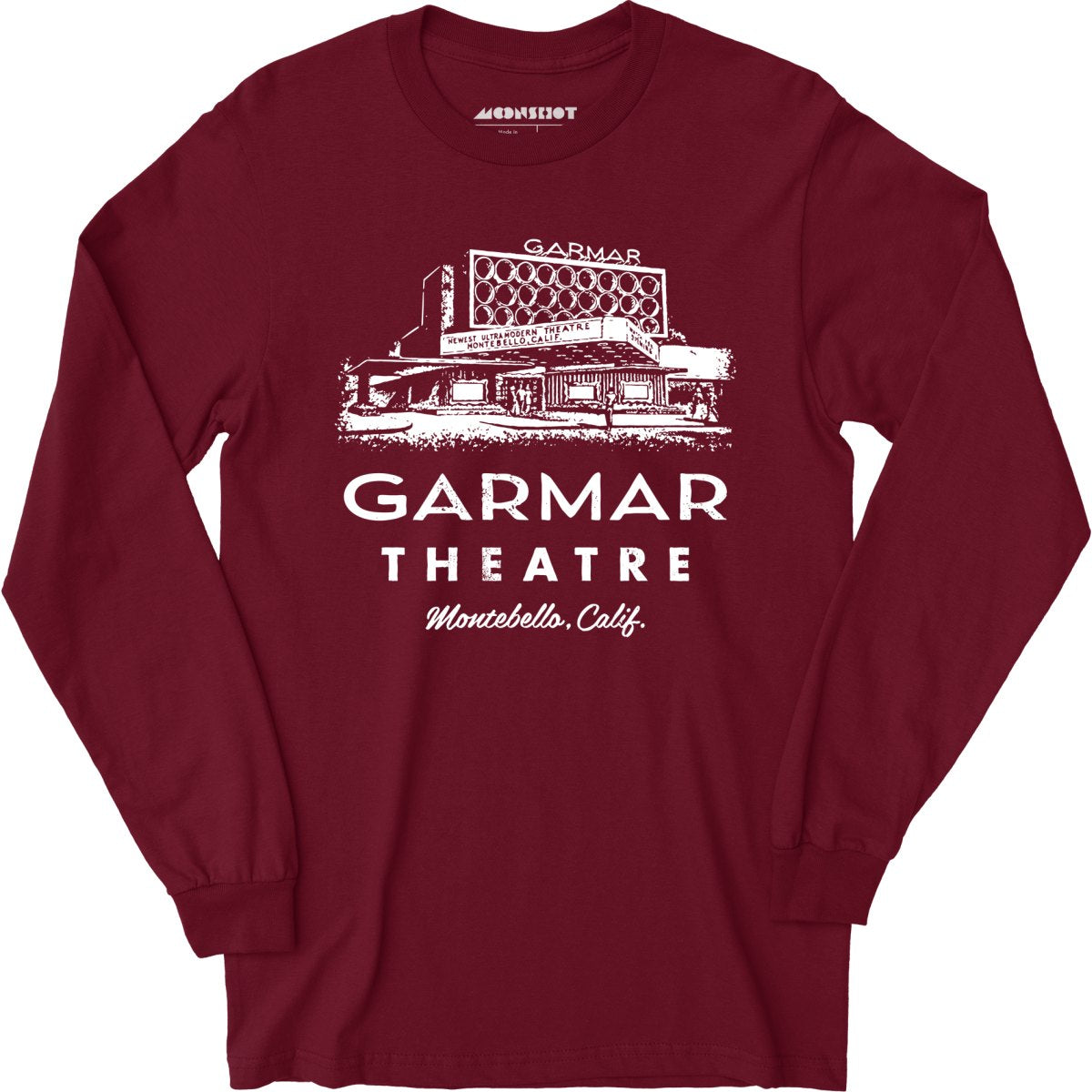 Garmar Theatre - Montebello, CA - Vintage Theatre - Long Sleeve