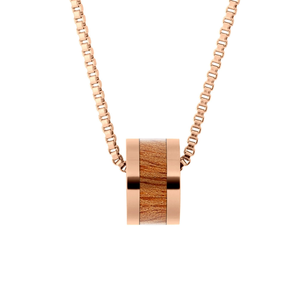 Gum Burl Classic Barrel - Rose Gold