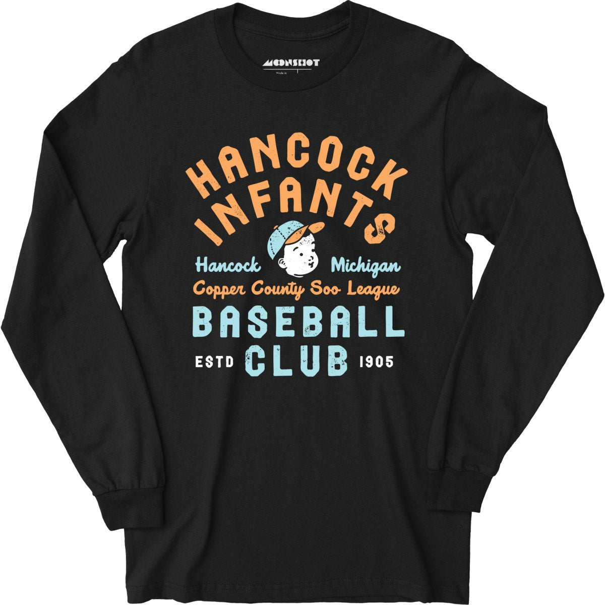 Hancock Infants - Michigan - Vintage Defunct Baseball Teams - Long Sleeve