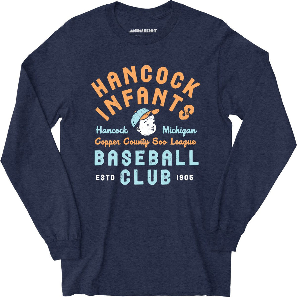 Hancock Infants - Michigan - Vintage Defunct Baseball Teams - Long Sleeve