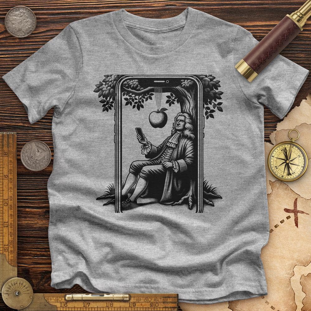 A Man on Phone Premium Quality Tee