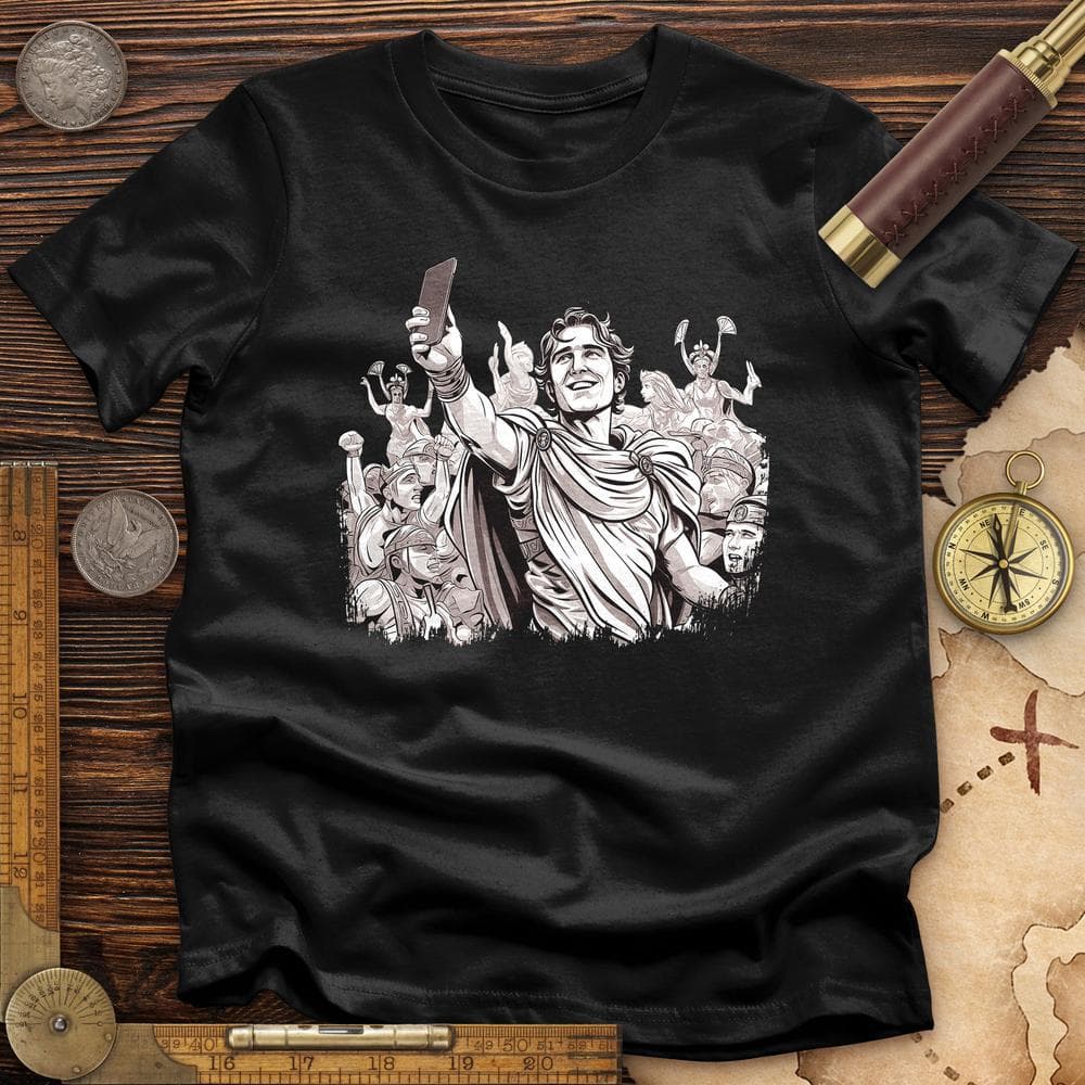 Alexander The Great Selfie Premium Quality Tee