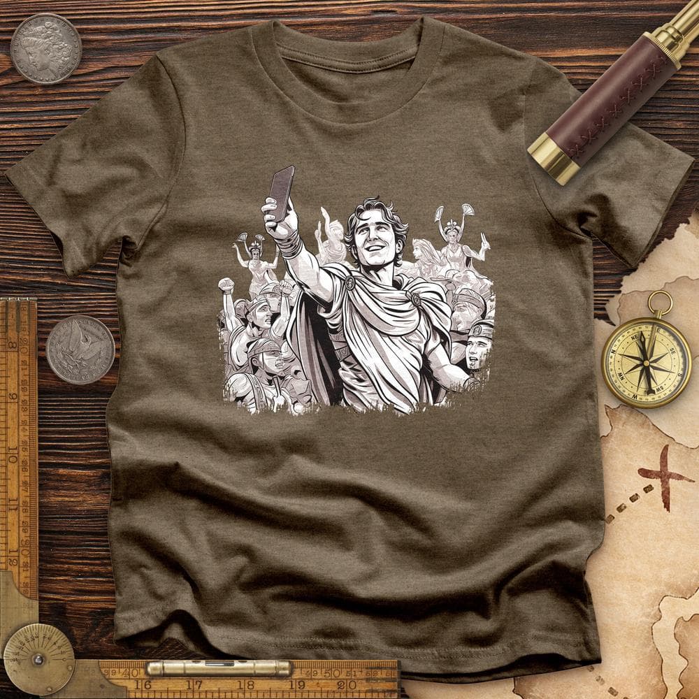 Alexander The Great Selfie Premium Quality Tee