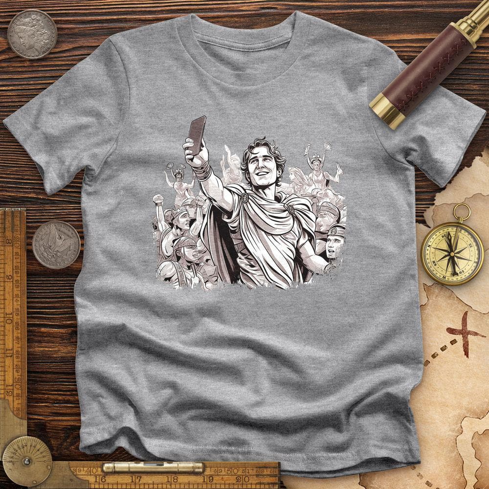 Alexander The Great Selfie Premium Quality Tee