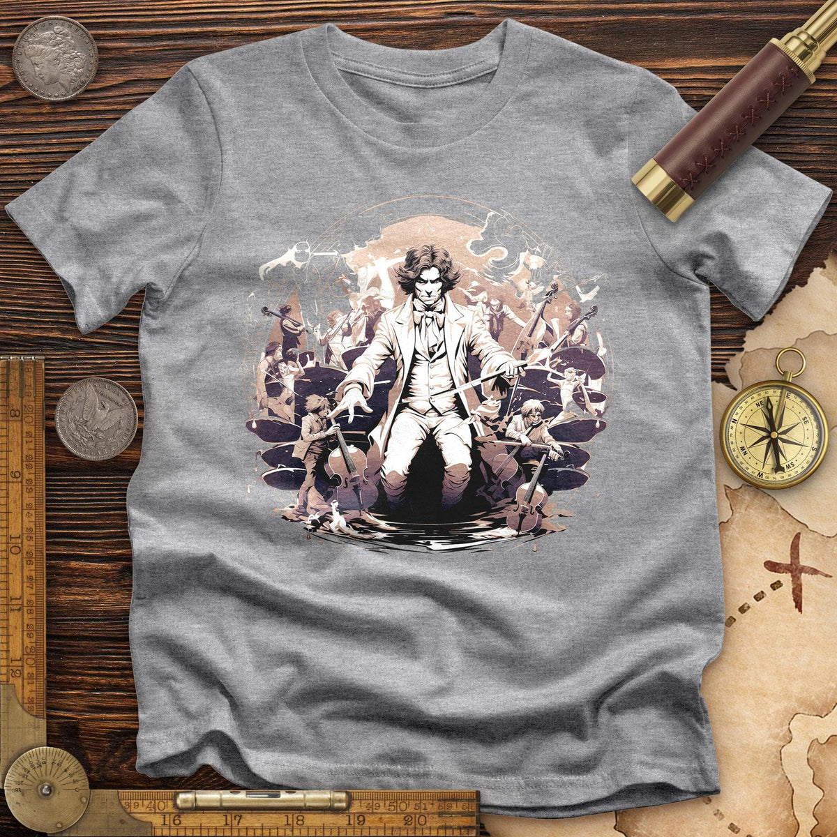 Beethoven Conducting Premium Quality Tee